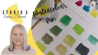 How to Mix Natural Greens with 3 Primary Watercolours