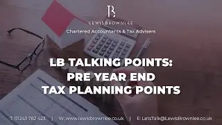 Pre Year End Tax Planning Tips - Feb 2021