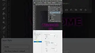 Glow text effect using Photoshop  