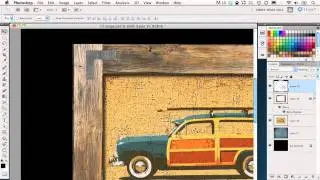 Photoshop - Wood Frame Effect