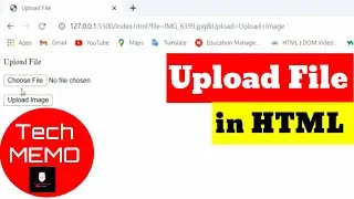 Upload File  in HTML
