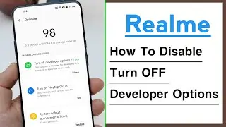 Realme How To Disable Developer Options, Turn OFF Developer Options