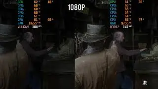 Red Dead Redemption 2: Vulkan vs DirectX 12 (GTX 1060 6GB)
