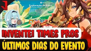 FIZ VÁRIOS TIMES DIFERENTES PROS ÚLTIMOS DIAS DO EVENTO NO MODO DESESPERADO | GENSHIN IMPACT