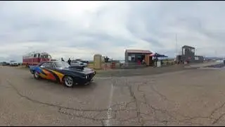 Studebaker and Chevrolet Nova burn out 8k 360