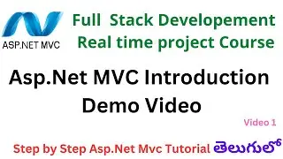 .Net Full Stack Development Course Details in Telugu