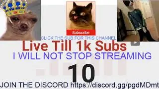 Live Till 1k Subs | With Music