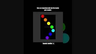 Balls bounce horizontally 😳 #viral #crash #simulation