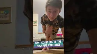 Day 223 Of 365 Of The Push-Ups Challenge! 