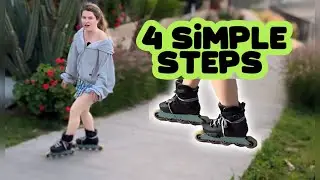 How to PARALLEL TURN on Inline Skates! 💫 4 steps