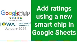 Add ratings using a new smart chip in Google Sheets
