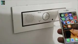 wall mounted music player (goldmedal) modular switches