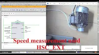 TIA Portal speed measurement using HSC_EXT (High speed counter extended) and incremental encoder