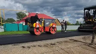 Во и всё 3-ий день закончили асвальт