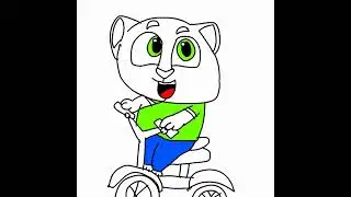 Talking Tom would and brio brutal union to tom ( Sinuses and Tom 🚴 - talking tom #Shorts