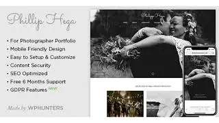 PH - Responsive Wedding Photography WordPress Theme | Themeforest Website Templates and Themes