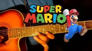 Super Mario song guitar cover | childhood memories