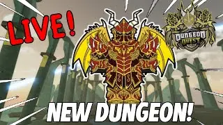 🔴 NEW GILDED SKIES DUNGEON IS UPDATE AND GIVEAWAYS Dungeon Quest LIVE! 🔴