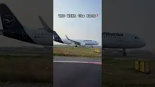 AND THE WINNER 🏆 is … ✈️ Lufthansa Airbus A320 ❓or Captain 🧑‍✈️ Max ❓ wait till END ❗️#shorts