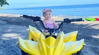 Muntik Na | Zoe the Toddler Driving an ATV | Kru Minah