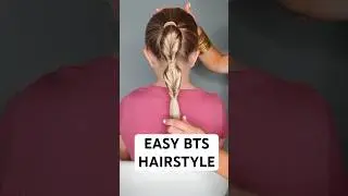 EASY BTS HAIRSTYLE FOR SCHOOL | Audrey and Victoria #hairstyle #hairtutorial