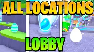 How To FIND ALL 5 LOBBY EGGS LOCATIONS in Toilet Tower Defense!