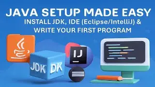 Java Setup Made Easy 🚀 | Install JDK, IntelliJ/Eclipse & Write Your First Program