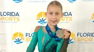 Sunshine state game 2023 figure skating Peliminary | Milana Stanishevskaia