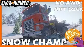 White Valley Completion (No AWD/Diff Lock) - Snowrunner - LIVE