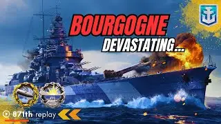 BOURGOGNE Battleship / WoWs / World of Warships #wows #worldofwarships #gaming
