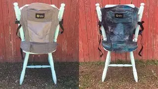 DIY Ice Dyed Baby Carrier