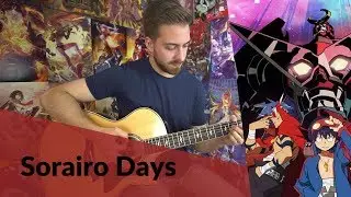Gurren Lagann OP - Sorairo Days (Fingerstyle Guitar Cover) [Tabs]