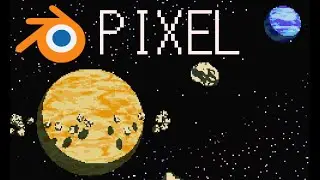 How to make a pixel space scene in Blender