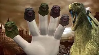 Godzilla Watches Finger Family [SFM]
