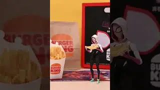 Spider Gwen & Burger King【Stop Motion Animation】
