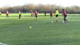 Séance entrainement football - Appui -soutien - Christian Gourcuff - Stade Rennais