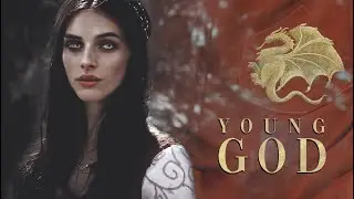Fem!Merlin & Arthur || Young God (AU)