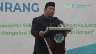 Sambutan Sekretaris DPW Sulsel Di Mukerda IX Wahdah Pinrang