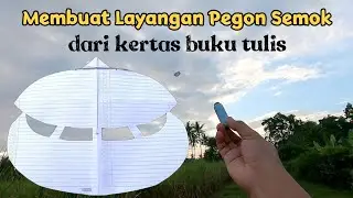 How to make a Pegon Semok kite from notebook paper