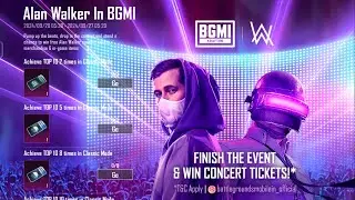 Alan Walker in Bgmi || Alan Walker in Bgmi Event || Event Alan Walker in Bgmi || Alan Walker Event