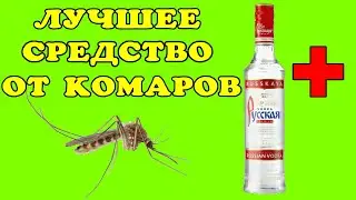 Самое мощное средство от комаров, мошек, клещей и слепней! Водка+