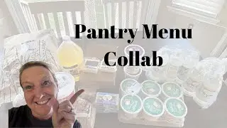PANTRY MENU Collab with Kim - A Girl and Her Phone | See How We Meal Planned From Our Pantry