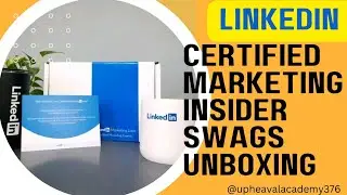 LINKEDIN Certified Marketing Insider Swags Unboxing #linkedin #linkedinads #viral #unboxing