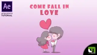 2D Character Animation in After Effects | Valentine's Day Animation in After Effects | Motion Vecty