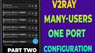 V2ray Same Port Multi users Configuration Linode digital ocean vurtl P2