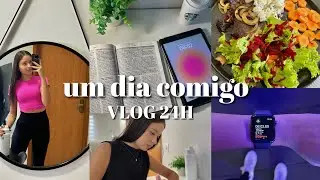 VLOG: um dia comigo | treino, alimentação, autocuidado, dia de curso na igreja..