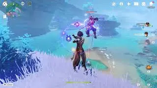 Genshin Impact Багованый Самурай
