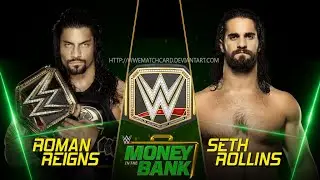 Roman Reigns vs Seth Rollins  Money In The Bank 2016 Highlights