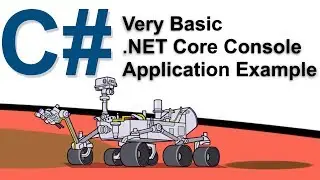 C# - Very Basic .NET Core Console Application Example (Beginners)