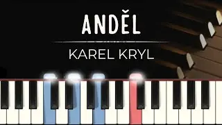 Karel Kryl: Anděl | tutoriál + noty pro klavír + MIDI